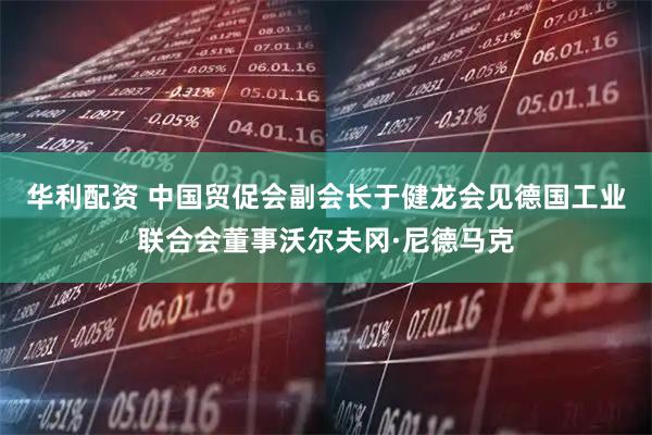 华利配资 中国贸促会副会长于健龙会见德国工业联合会董事沃尔夫冈·尼德马克